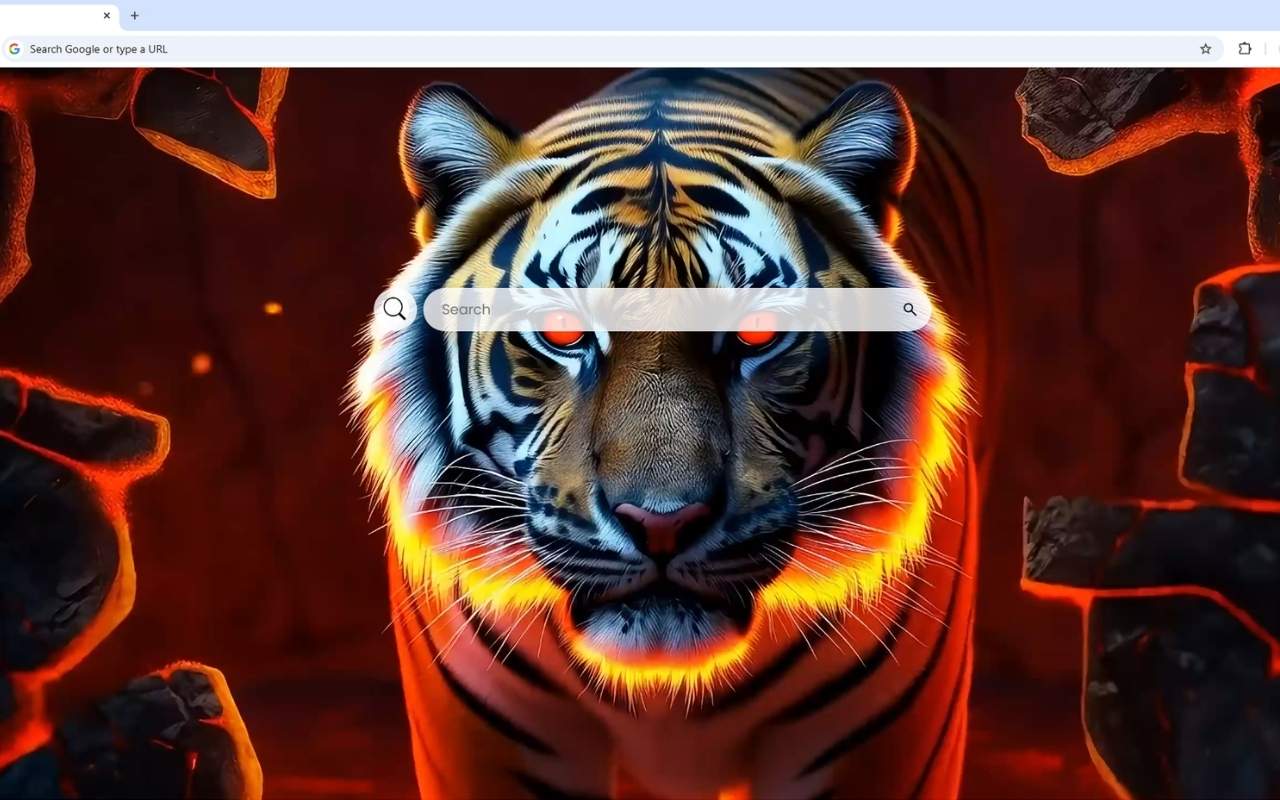 Tiger Face Live Wallpaper